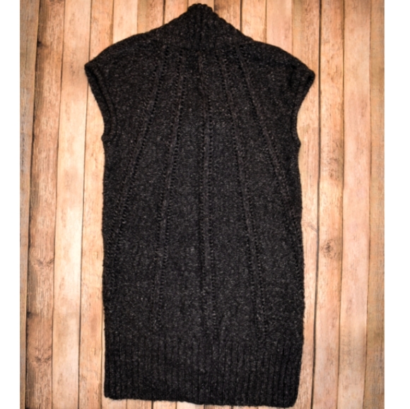 BCBGMAXAZRIA Gray Chunky Sweater Dress Tunic S - Picture 6 of 7